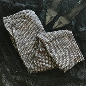 Chevron Printed Ankle Pants